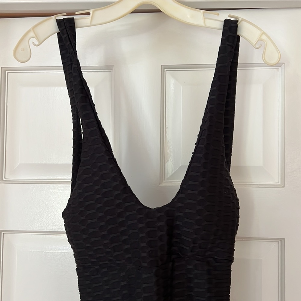 Textured catsuit xl